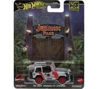 Jurassic Park Model Car 1992 Jeep Wrangler 7Cm Hot Wheels Pop Culture JBL59
