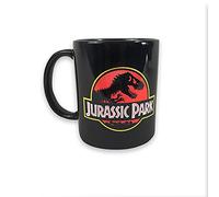 Pyramid International Jurassic Park Mug (Logo Design) 11oz Ceramic Black Pod Mug in Presentation Gift Box - Official Merchandise