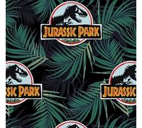 Jurassic Park Opulent Jungle Logo Print Fabric by 0.5 Metres 100% Cotton 44'' Wide Childrens Craft Fabric Material for Quilting, Sewing (2959)