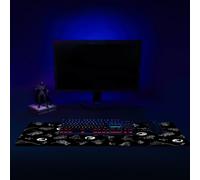 Jurassic Park Outline Dinosaurs Gaming Mouse Mat - Large