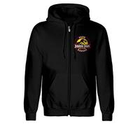 Jurassic Park Park Ranger Adults Black Zipped Hoodie - X Large