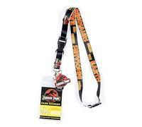 Jurassic Park Park Ranger Breakaway Lanyard Clear ID Badge Holder Keychain