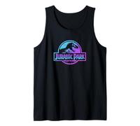 Jurassic Park Pink & Purple Gradient Logo Tank Top