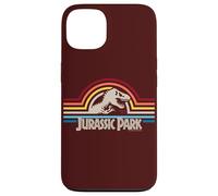 Jurassic Park Pop Stripe Rex Silhouette Classic Logo Case for iPhone 13