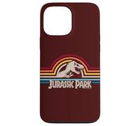 Jurassic Park Pop Stripe Rex Silhouette Classic Logo Case for iPhone 13 Pro Max
