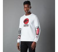 Jurassic Park Primal Warning Unisex Sweatshirt - White - M - White