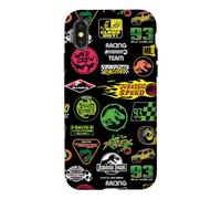 Jurassic Park Racing Icons All Over Print Case for iPhone X/XS