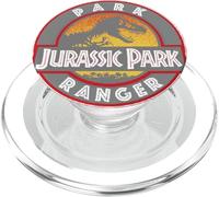 Jurassic Park Ranger Danger Orange Gradient Icon PopSockets PopGrip for MagSafe