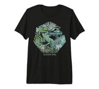 Jurassic Park Raptor Clever Girl Tropical Premium T-Shirt