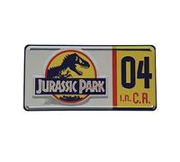Jurassic Park Replica Number Plate Tin Sign