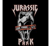 Jurassic Park Rex Punk Men's T-Shirt - Black - M