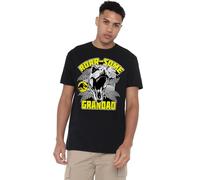 Jurassic Park Roarsome Grandad Unisex T Shirt, Black, Large
