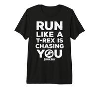 Jurassic Park Run Like A T-Rex is Chasing Premium T-Shirt