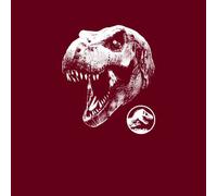 Jurassic Park T Rex Men's T-Shirt - Burgundy - S