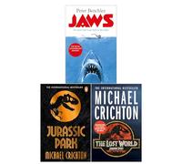 Jurassic Park, The Lost World and Jaws 3 Books Collection Set