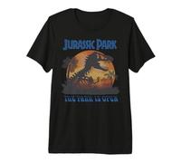 Jurassic Park The Park is Open Sunset Silhouette Premium T-Shirt