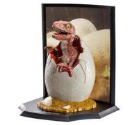 Noble Collection Toyllectible Treasures Jurassic Park Baby Velociraptor In Egg Figure Golden