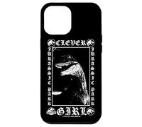 Jurassic Park Velociraptor Clever Girl Metal Style Case for iPhone 12 Pro Max