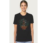 Jurassic Park Women's Entrance Brachiosaurus Relaxed Fit T-Shirt in Black | Size: Large Jurassic Park Black L