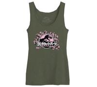 Jurassic Park Women's Tank Top, Khaki, S