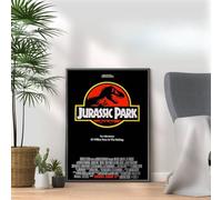 Jurassic Park1, 90s Movie Print Vintage Nostalgic Film Poster, A4 and A3 Size Frame Options Available, Home, Pub, Café, Bar Decoration Wall Art Print, House gift for movie lovers (A4 Print Only)
