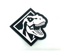 Jurassic T-Rex Tyrannosaurus Rex Dinosaur Glow in the Dark Cosplay PVC Airsoft Paintball Patch