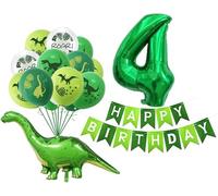 Jurassic Theme Latex Balloons Happy Birthday Banners for Boys Children s Party Decorations