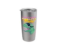 Jurassic VR Adventure: Roaring into Virtual Reality Fun! Stainless Steel Insulated Tumbler