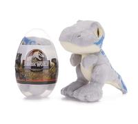 Jurassic World 12cm (5-inch) Baby Velociraptor Plush Soft Toy Dinosaur in Plastic Egg