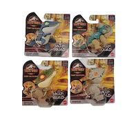 Jurassic World 2021 Camp Cretaceous Snap Squad Set of 4 Figures (Mosasaurus, Baryonyx Grim, Ankylosaurus Bumpy, Indominus Rex) from GGN26-956H Release