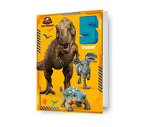 Jurassic World Age 5 Birthday Card