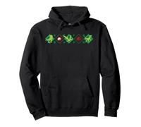 Jurassic World Argyle Style Dinosaur Holiday Pullover Hoodie