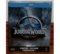 Jurassic World Blu-Ray Steelbook Sealed New Spanish Action (Unopened) R2