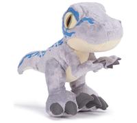 Jurassic World Chunky Baby Blue Velociraptor Dinosaur 10" Soft Toy (25cm)