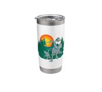 Jurassic World Blue Raptor Sunset Stainless Steel Insulated Tumbler