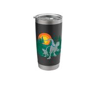 Jurassic World Blue Raptor Sunset Stainless Steel Insulated Tumbler