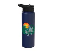 Jurassic World Blue Raptor Sunset Stainless Steel Insulated Water Bottle