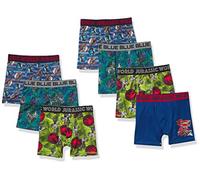 Jurassic World Boys' Boxer Briefs Multipacks with T-rex, Raptor and Triceratops Print Options in Sizes 4, 6, 8, 10 & 12, 7-pack Athletic Boxer Brief, 8