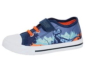Jurassic World Boys Canvas Trainers Blue UK 10 Child