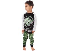 Jurassic World Boy's Long Sleeve Long Leg Pyjama Set (Kids Black) in Black | Size: 9-10 Years Jurassic World Black 9-10 Years