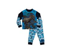 Jurassic World Boy's T-Rex Pyjamas in Blue | Size: 7-8 Years Jurassic World Blue 7-8 Years