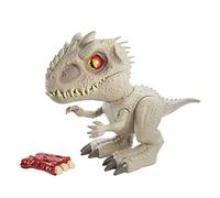 Jurassic World Camp Cretaceous Feeding Frenzy Indominus Rex Interactive Dinosaur, Bite Reflex, Toy Ribs, Lights & Sounds, Authentic Detail, Ages 4 Years Old & Up ,Red,white,8.5 x 5.5 x 7.5 inches