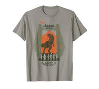 Jurassic World: Camp Cretaceous Park Gate Silhouette T-Shirt