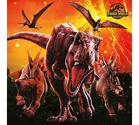 Jurassic World Canvas, Multi-Colour, 40 x 40 cm