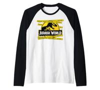 Jurassic World Caution Family Vacation Isla Nublar Raglan Baseball Tee