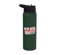 Jurassic World: Chaos Theory We're Being Hunted Stainless Steel Insulated Water Bottle