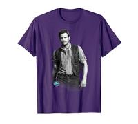 Jurassic World Chris Pratt Swag T-Shirt, Men, Purple, Large