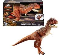 Jurassic World Colossal Carnotaurus Toro Dinosaur Action Figure Camp Cretaceous with Stomach-Release Feature, 36-in/91-cm Long, Realistic Sculpting, Kid Gift Age 4 Years & Up, HBY86
