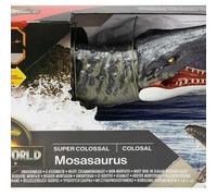 Mattel Jurassic World Rebirth Super Colossal Mosasaurus Action Figure Dinosaur Toy with 2 Attack Actions Movie-Accurate & Posable