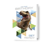 Jurassic World Dinosaur Birthday Card